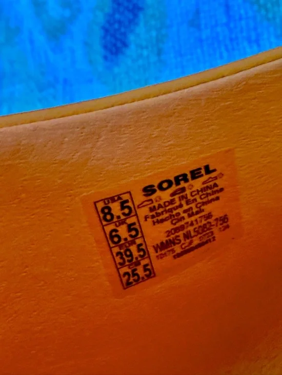 Sorel Yellow Platform Slide Mules - Picture 7 of 9